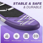 FBSPORT 11' Premium Stand Up Paddle Board, Yoga Board with Durable SUP Accessories & Carry Bag | Wide Stance, Surf Control, Non-Slip Deck, Leash, Paddle and Pump for Youth & Adult