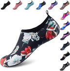 Deevike Water Shoes for Women Men Barefoot Quick-Dry Aqua Socks Slip-on for Beach Swim Surf Yoga Exercise