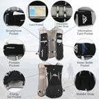 Hydration Vest Pack Backpack, Running Vest for Women Men Adjustable Chest Straps Running Hydration Vest for Trail Hiking