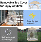 All Weather Proof Pod Sports Pod,540°View Weather Tent,1-4 Person Instant Tent with Sealed Floor,Outdoor Screen House with Carrying Bag,Screen Room for Sport Event,Camping,Fishing