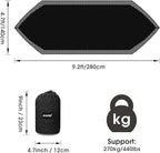 G4Free Large Camping Hammock with Mosquito Net 2 Person Pop-up Parachute Lightweight Hanging Hammocks Tree Straps Swing Bed for Outdoor Backpacking Backyard Hiking