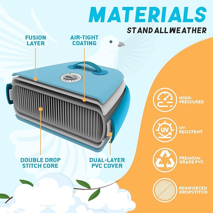 FunWater Stand Up Paddle Board Ultra-Light Inflatable Paddleboard with SUP Accessories for Adults & Youth of All Skill Levels