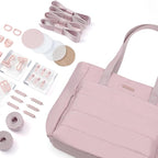 NISHEL Travel Puffy Tote Bag For Women, Ultra-Lightweight Large Tote Purse For Office Day And a Short Weekend Getaway