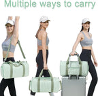 BLUBOON Duffle Bag Girls Kids Cute Gym Bag with Shoes Compartment & Wet Separation Waterproof Sports Overnight Travel Bag