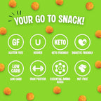 Twin Peaks Low Carb, Keto Friendly Protein Puffs, (Jalapeno Cheddar, 2.1 Ounce), 2 Servings, 3 Pack (60g, 42g Protein, 4g Carbs)