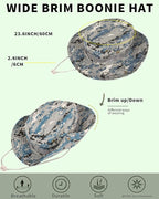 Sun Hats for Men Women Bucket Hat UPF 50+ Boonie Hat Foldable UV Protection Hiking Beach Fishing Summer Safari