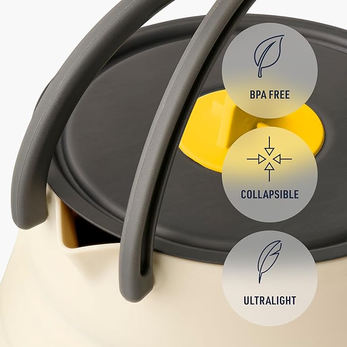 Sea to Summit Frontier Ultralight Collapsible Camping Kettle, 1.1 Liter