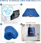 SoundAsleep Products Dream Series Luxury Air Mattress, ComfortCoil Technology, Built-in High Capacity Pump for Home, Camping- Double Height, Adjustable, Inflatable Blow Up, Portable (King Size)