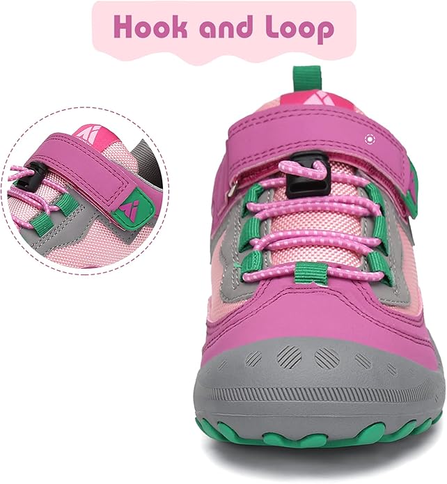 Mishansha Boy's Girl's Hiking Shoes Low Top Sneakers Outdoor Trekking Walking Climbing Running Shoes