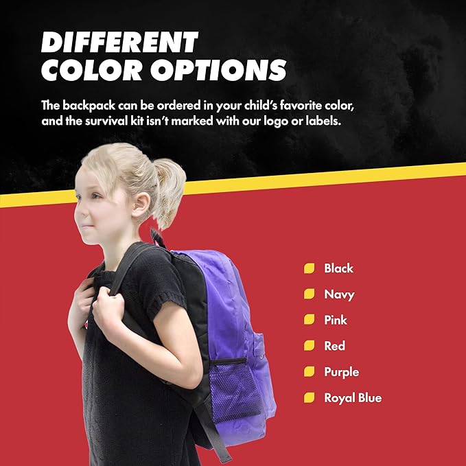 Emergency Zone - Keep-Me-Safe Children's Deluxe 72-Hr Emergency Survival Kit