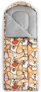 QOOMO Camping Sleeping Bags,3 Season Warm & Cool Weather,Lightweight,Waterproof Sleeping Bags for Adults & Kids,Traveling,and Outdoors,Camping Gear Equipment