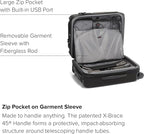 TUMI Alpha Continental Dual Access 4-Wheeled Carry-on Luggage - Rolling, Lightweight Suitcase - Secure Suitcase with Lock