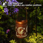 Halloween Decorations Outdoor Gifts for Women Men Mom, Cat Solar Lights Outdoor Waterproof, Mothers Day Gifts Decoration Outside for Outdoor, Yard, Lawn, Balcony Garden Decor Solar Lantern