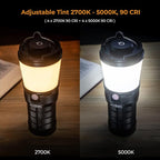 Sofirn BLF LT1 Camping Lantern Rechargeable, Led Lantern with 8X LH351D LED, 24 Hours Runtime in Medium Mode, Perfect Lantern Flashlight for Camping, Power Outages, Hiking, Fishing