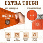 Emergency Sleeping Bag with Hood | Ultralight, Waterproof, Thermal Mylar Sleeping Bag Liner | Survival Bivy Space Blanket Bivey for Hiking, Backpacking, Earthquake, Camping, 72 Bug Out, Survival Kit