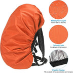 PATIKIL Waterproof Backpack Rain Cover Oxford Cloth Backpack Cover Anti-Slip Cross Buckle Straps for Hiking Camping