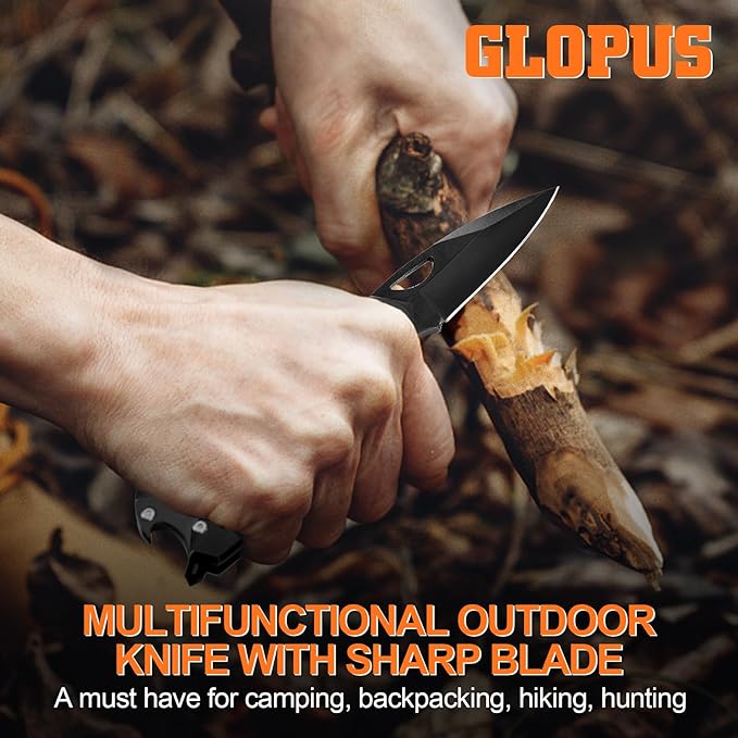 Stocking Stuffers for Men Adults, Multitool Carabiner with Pocket Knife, Christmas Gifts for Men Him, Folding Knives, Bottle Opener, Window Breaker and Screwdriver, Survival Gear for Camping Hiking