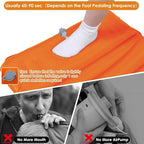 Extra Thick 4.8" Camping Sleeping Pad, Inflatable Sleeping Pad with Pillow, 78"x27", Ultralight Camping Mattress Pad with Built-in Foot Pump for Tent,Hiking,Backpacking & Picnic (Orange)