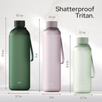 KIVY Tritan Water Bottle 2nd Generation (Teal, 50oz)