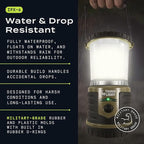 USB Rechargeable Camping Lantern, 400 Lumens LED Lantern, Hanging Tent Lamp, 6000mAh Power Bank, 200 Hour, 6 Modes, for Outdoors & Emergency