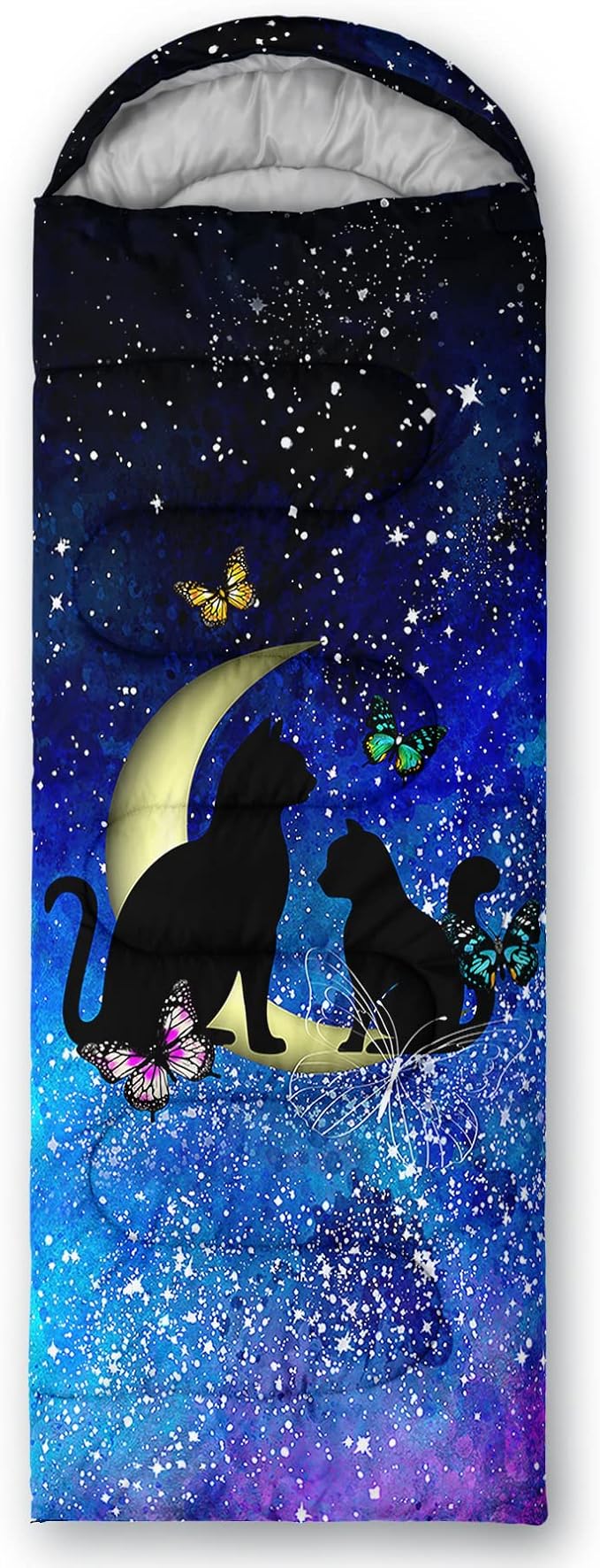 Axolotl Unicorn Sleeping Bag for Kids Boys Girls–Lightweight Warm Cold Weather Sleeping Bags,Waterproof Portable Sleeping Bag with Compression Sack for Camping Backpacking Outdoor Indoor