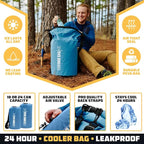 Wise Owl Outfitters Backpack Cooler – Insulated, Leakproof & Waterproof Soft Cooler Bag, up to 24-Can Capacity – Portable Ice Chest for Camping, Beach, Travel, Hiking, Kayak & Picnic