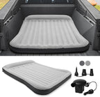 Shademax Inflatable Truck Bed Air Mattress for Tesla Cybertruck 2024 2025 2026 Accessories Thicken Air Mattress Sleeping Truck Tent Beds for Outdoor Camping Travel Inflatable Air Bed w/Pump, Carry Bag