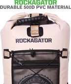 Kanarra 90L Waterproof Backpack for Camping, Hiking, Mountaineering, Backpacking, Hunting, Fishing, Canoeing, Outdoor Activities, The Wet Outdoors - Large Capacity, Roll Top Closure, Tan