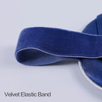 Luxury Silk Sleep Mask with 22mm Mulberry Silk, Velvet Elastic Band, Heat Therapy Pocket, and Travel Pouch, Navy Color