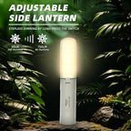 Folding LED Camping Lantern Flashlight, Allspark USB Rechargeable Collapsible Waterproof Tent Lights,Magnetic Hanging Light for Hurricanes Emergency Power Outages,with Retractable Triangular Bracket