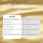 Silk Sleep Mask for Women and Men, Side Sleeper, 22 Momme Pure Mulberry Silk Total Blackout 100% Mulberry Eye Mask with Adjustable Headband Full Size, Eye Masks for Sleeping and Travel