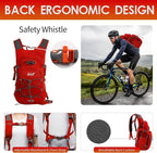 WOLT Hydration Backpack 18L Hiking Water Backpack with 2L Water Bladder for Men Women, Hydration Pack for Running Cycling Biking and Climbing