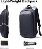 Slim Laptop Backpack for Men,Waterproof Expandable High Tech Business Work Backpack for Men and Women,15.6 Inch Lightweght Anti-theft Travel Backpack Durable College Casual Daypack Computer Laptop Bag