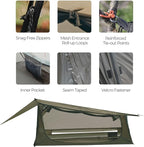 onewind Ultralight One Person Bivy Tent, Backpacking Tent for Single Person Waterproof Silnylon Lightweight for Camping Backpacking Hiking, NO Trekking Pole