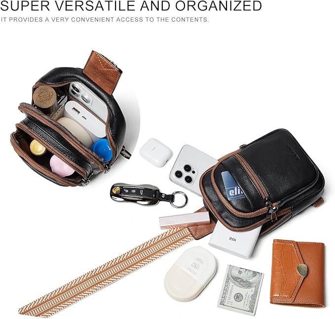 3L SMALL Sling Bag Fanny Packs For Women Men Mini Crossbody Chest Belt Travel Bag Purse Handbag Faux Leather Fashion Cute Light Grey