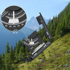 Compass Hiking Survival, IP65 Waterproof Metal Compass with Sighting Clinometer and Carry Bag, Multifunctional, Professional, for Camping Hunting Hiking Navigation