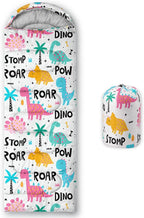 Axolotl Unicorn Sleeping Bag for Kids Boys Girls–Lightweight Warm Cold Weather Sleeping Bags,Waterproof Portable Sleeping Bag with Compression Sack for Camping Backpacking Outdoor Indoor