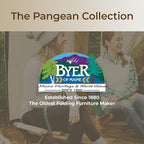 BYER OF MAINE Pangean Folding Stool – Canvas Camp & Wood Camp Stool for Portable & Outdoor Seating in Granite