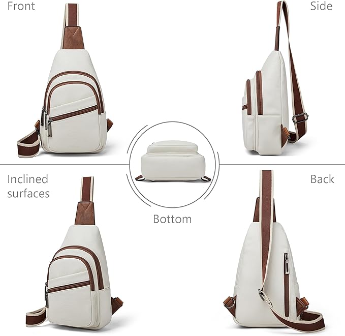 Sling Bag Crossbody Bags for Women Small Cross Body Bag Fanny Packs Chest Sling Purse for Daily Travel Leisure Sport