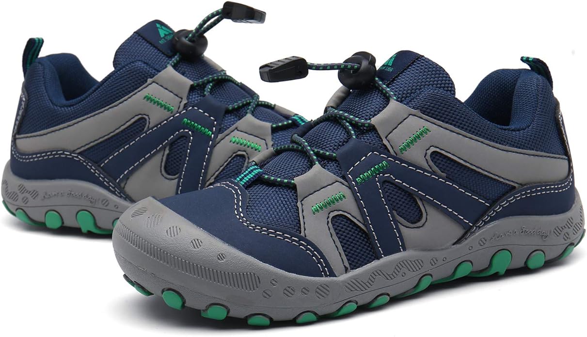 Mishansha Boy's Girl's Hiking Shoes Low Top Sneakers Outdoor Trekking Walking Climbing Running Shoes