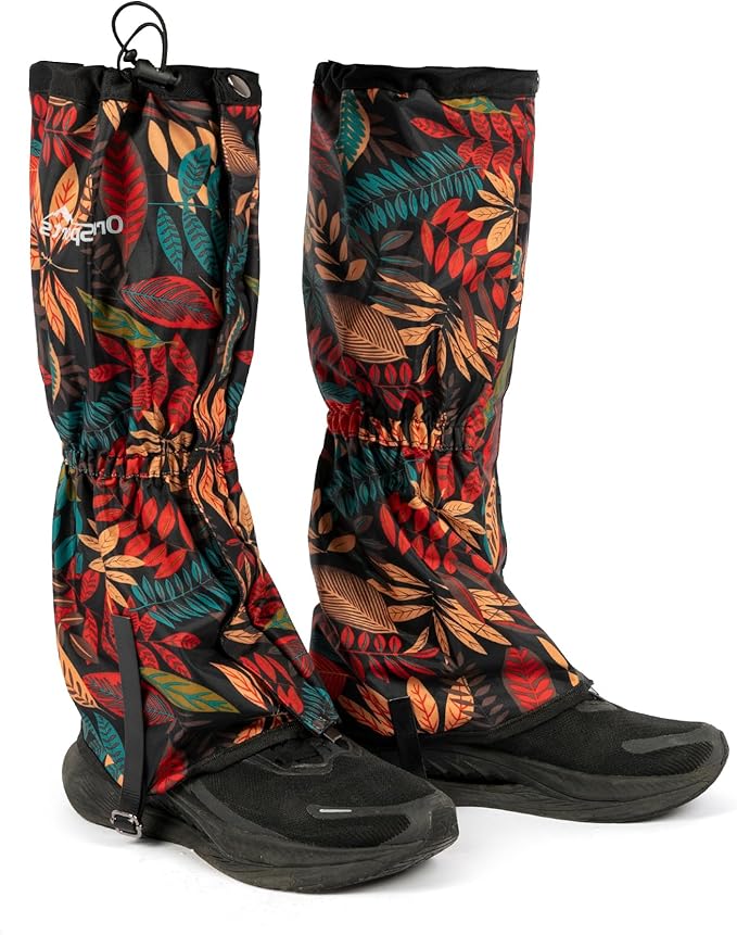 Waterproof Adjustable Leg Gaiters for Men and Women Snow Boot Gaiters for Hiking in Hunting Sand and Mud Mountain Climbing or Snowshoeing