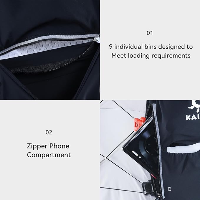 KAILAS FUGA AIR 8 Ⅳ Running Hydration Vest Hydration Pack Lightweight with Two TPU Water Bladders for Women Men Trail Cycling Hiking