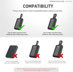 Silicone Case for Anker Zolo Power Bank (10,000mAh 30W) A1680/A1688 Protective Cover with Lanyard Slot, Drop-Proof Dust-Proof Precise Cutouts for Daily Use & Travel (Black)