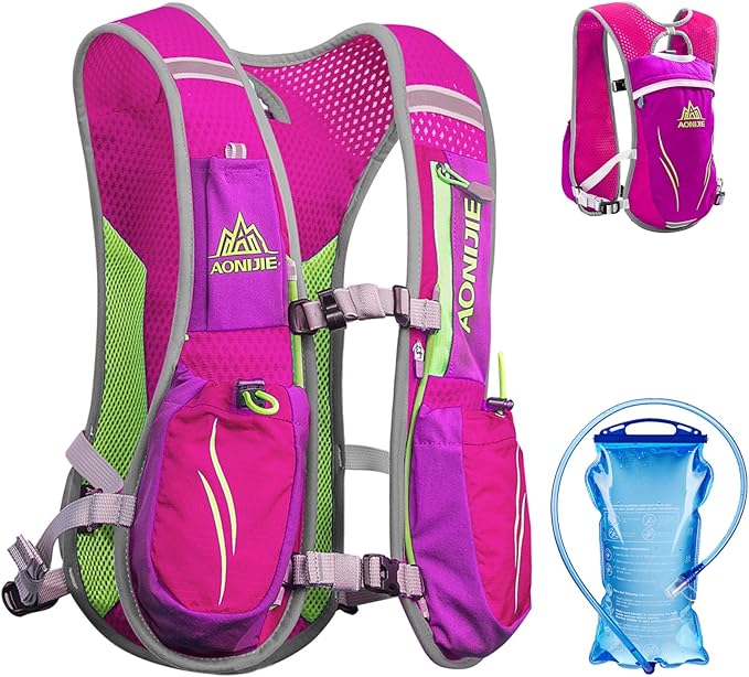 Azarxis Running Water Bottles Flask BPA Free Leakproof Hydration Vest Packs Waist Belt Replacement for Triathlon Marathon Hiking Cycling Climbing Runner