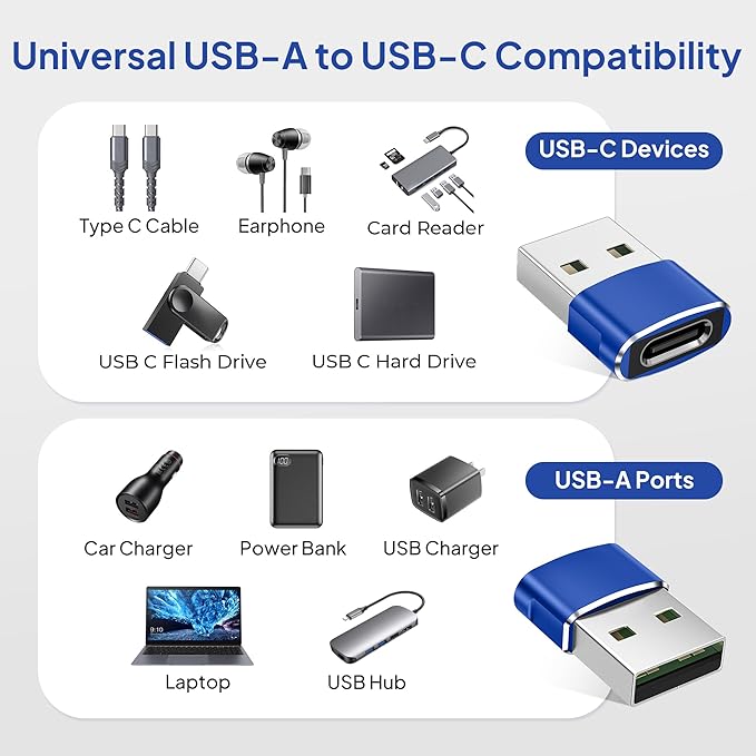 Elebase for Apple Watch Series 11 SE Ultra 3 Adapter,USB to USB C Adaptor,Type C Female to A Male Cable Converter for iWatch 9 10 9,Airpods 4 2,iPad 8th 9th 10th Air 4th 5th Mini 7 7th 6th Generation