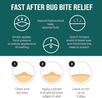 Quitch Mosquito Bite Itch Relief Patch, After Bite Insect Bite Treatment, Anti Itch Cream Alternative, Insect Bite Relief, Cruise, Travel and Camping Essential for Kids