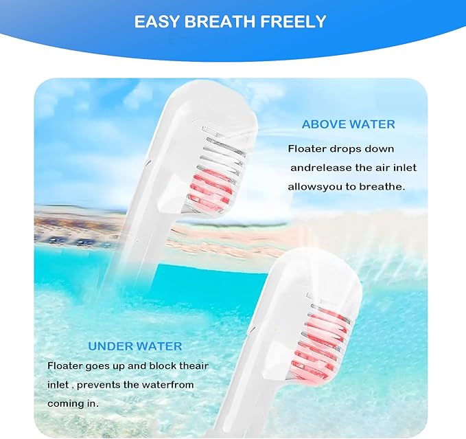 Kids Snorkel Mask, Full Face Snorkel Mask for Kids 4-16, 180 HD View Anti-Fog Anti-Leak Snorkel Mask for Kids Snorkel Set Snorkeling Gear for Kids