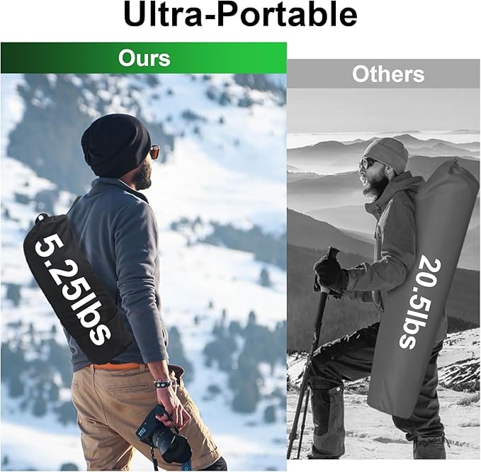 Camping Cot, Ultralight Folding Backpacking Cot, Max Supports 352lbs, Portable Camping cots for Adults, Camping Bed for Camping, Outdoor Travel, Hiking, Home, Mountaineering (Black)