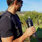 32oz Stainless Steel Insulated Water Bottle, 48H Ice Cold & 24H Hot, Leak-Proof Wide Mouth Lids (Straw & Spout), BPA-Free Bottles, Mens Water Bottle for Gym, Hiking, Travel - Green