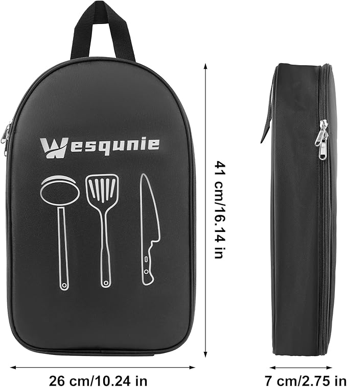 Camp Kitchen Organizer, Multi-Pocket Camping Cooking Utensils Bag, Waterproof Portable Storage for BBQ Outdoor Cooking Essentials